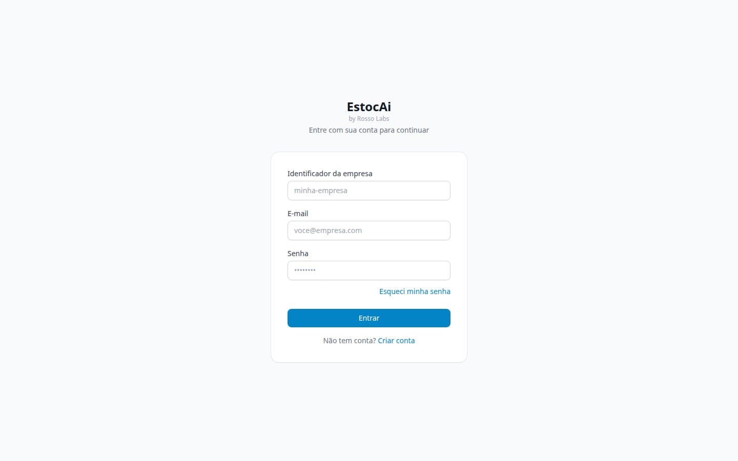 SaaS Estocai para gestão de estoque