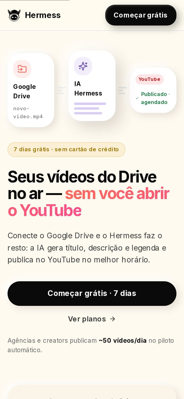 Demo do SaaS Hermess